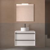 Mueble de baño ATTILA 800 2 cajones Encimera (Lavabo no incluido) - BañoClick